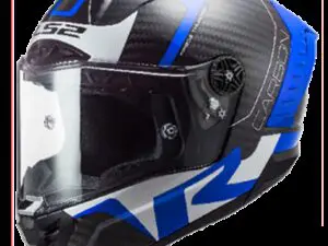 CASQUE RACING THUNDER RACING 1 BLUE WITHE LS2